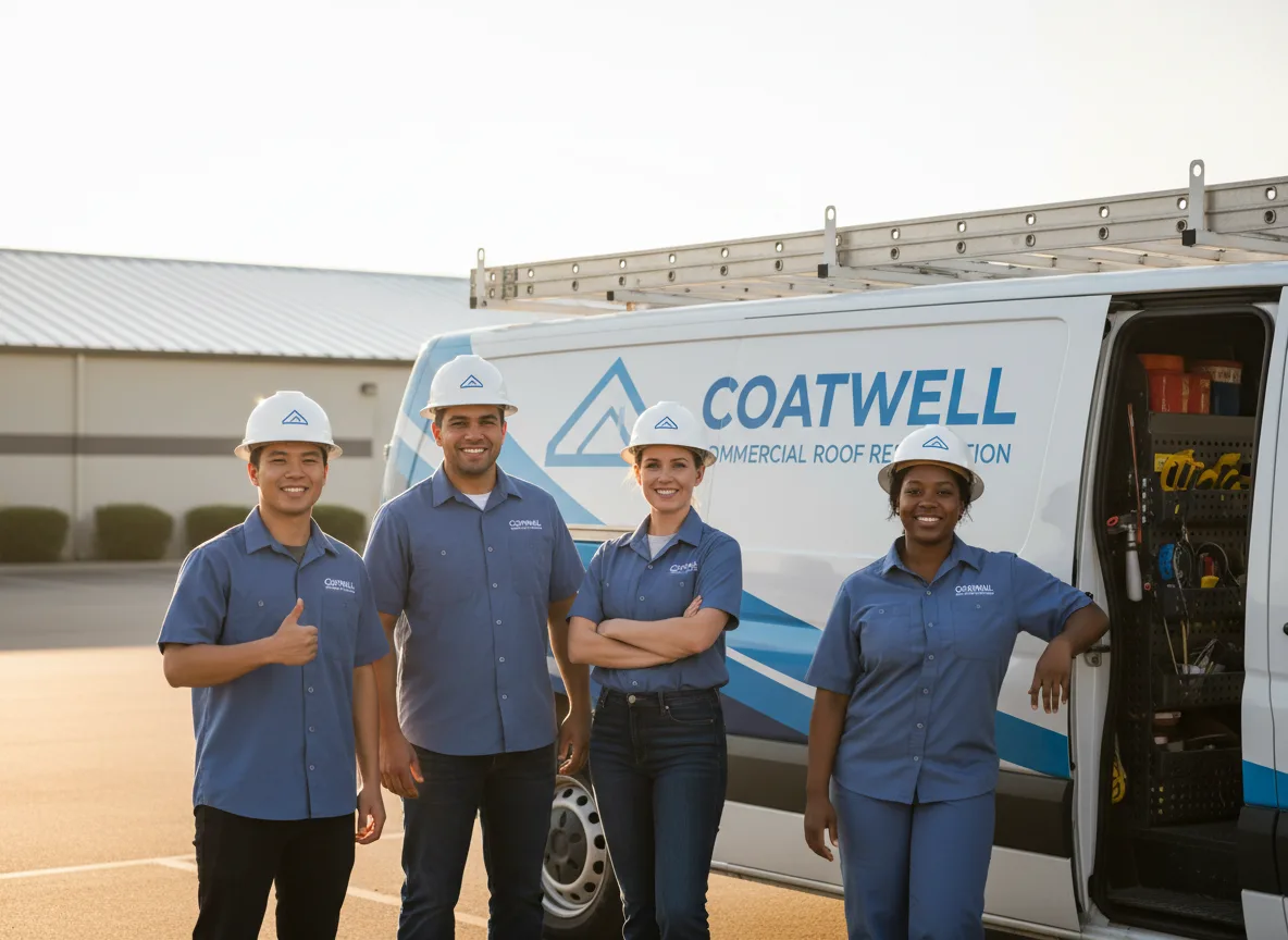 Commercial roof coating company in Farmer, OH